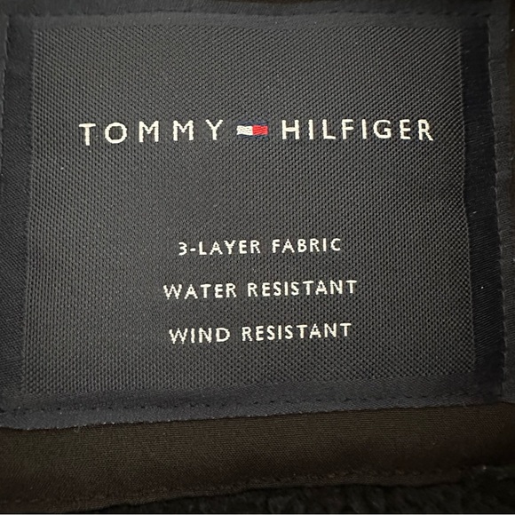 Tommy Hilfiger Men's Black Soft-Shell Hooded Performance Jacket Size: XL - Picture 10 of 16